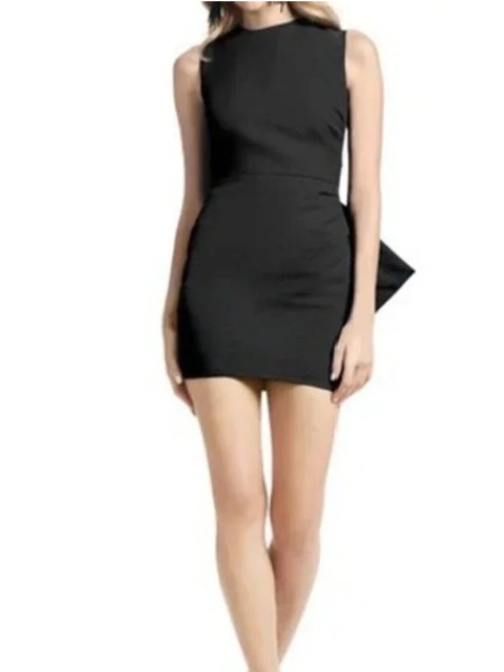 Sachin & Babi Rachel Mini Bow Back Cocktail Sleeveless Dress Size 6